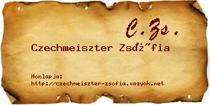 Czechmeiszter Zsófia névjegykártya