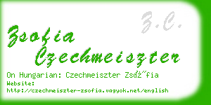 zsofia czechmeiszter business card